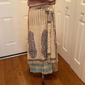 NWOT BOHO Maxi Skirt